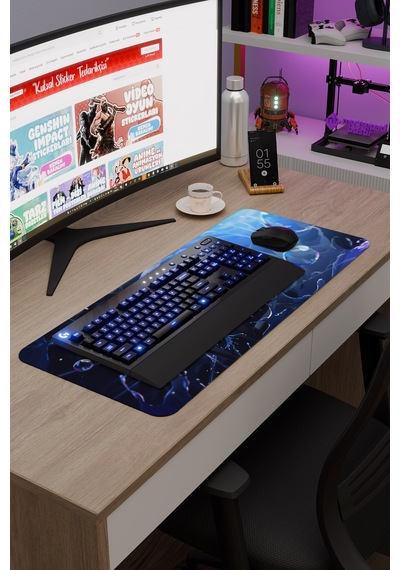 Yelan Genshin Impact Anime Gacha V4 - 70x30 Xl Gaming Mouse Pad Fare Altlığı