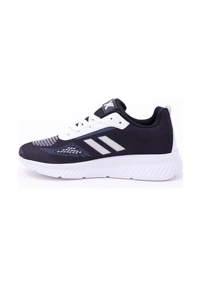 Dijital Baskılı Unisex Lacivert Sneaker - Beyaz Desenli Günlük Ayakkabı Lacivert-beyaz