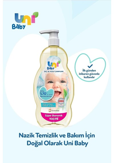 Tr Bebek Bakım Seti Bebeksi Kokular Kolonya 3 150 Ml Şampuan 3 900ml