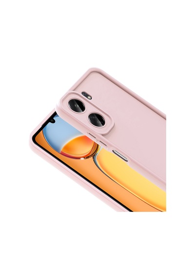 Xiaomi Poco C65 Kılıf Kamera Korumalı Zore Ananas Kapak Mürdüm