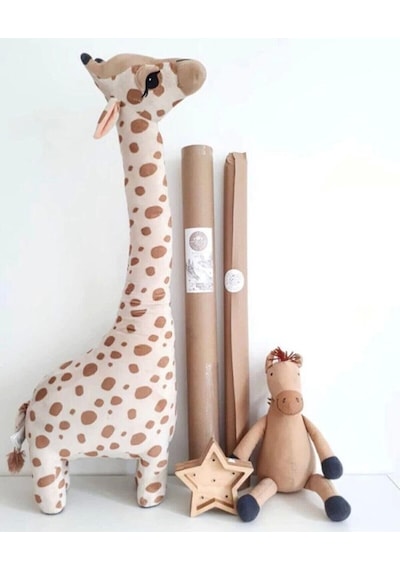 Büyük Yumuşak 1 Metre Oyuncak Peluş Zürafa. Uyku Ve Oyun Arkadaşı Büyük Yumuşak 1 Metre Oyuncak Peluş Zürafa. Uyku Ve Oyun Arkadaşı