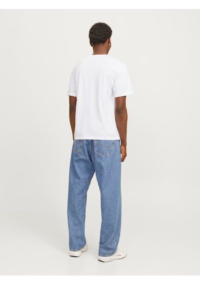 Jack & Jones JJCORP Erkek Beyaz Tişört