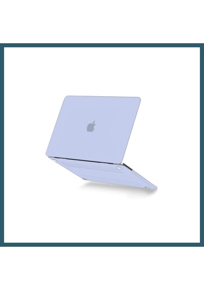 Bezos Macbook Pro 13 2020 Macbook Buzlu Kapak - Lila Ob