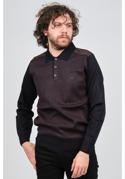 Pelikan Erkek Polo Yaka Kazak 1577424 Kırmızı Kırmızı