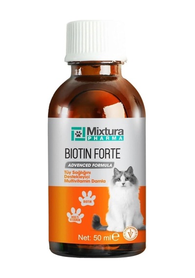 Pharma Biotin Forte Tüy Sağlığını Tamamlayıcı Multivitamin Damla Kedi Ve Köpek Tüy Dökülmesini Önleyic