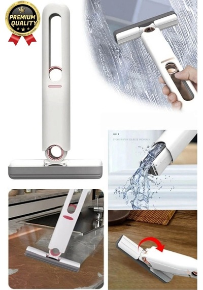 Çok Amaçlı Taşınabilir Pratik Sıkmalı Sünger Oto Tezgah Banyo Mutfak Cam Temizleme Silme Çekpas Mop Çok Renkli