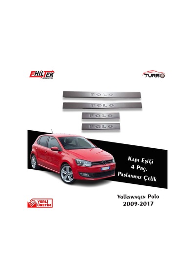 Volkswagen Polo Kapı Eşiği 4 Prç. P.Çelik 2009-2017