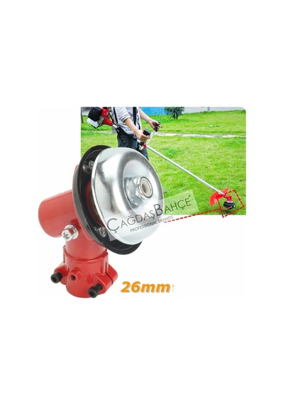 Motorlu Tırpan Başlığı Redüktörü 26mm 7diş