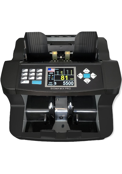 Mix Pro Tl,€,$,£,Syp Sahte Kontrollü Karışık Sayım Para Sayma Makinesi