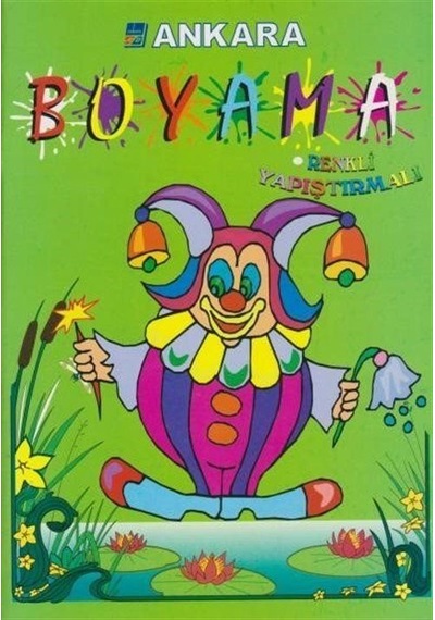 Stickerli Kalın Boyama (Yeşil) / Kolektif