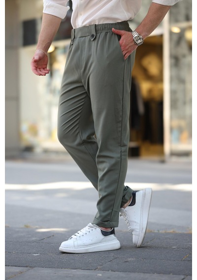Madmext Çağla Yeşili Regular Fit Erkek Pantolon E6574