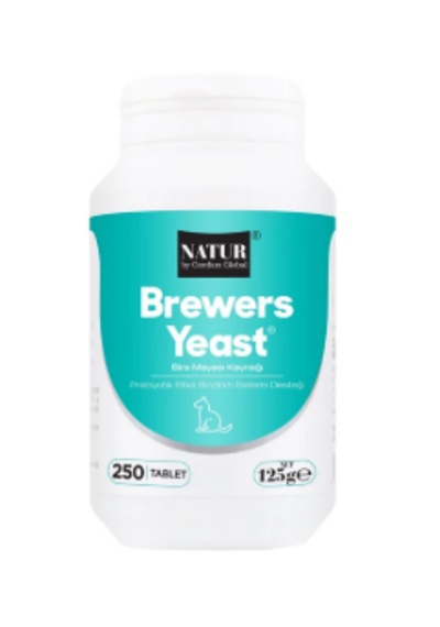 Natur Brewers Yeast Kedi Köpek Deri Tüy Sağlığı Ve Bağışıklık Destekleyici Bira Mayası 250 Tb