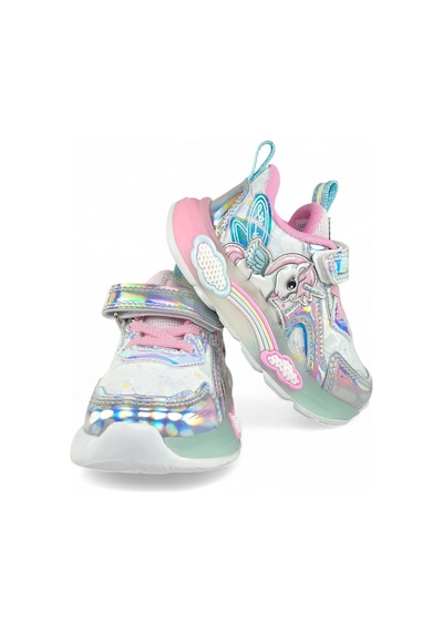 Pepino Unicorn Desenli Işıklı Bebe Çocuk Spor Ayakkabı Mor
