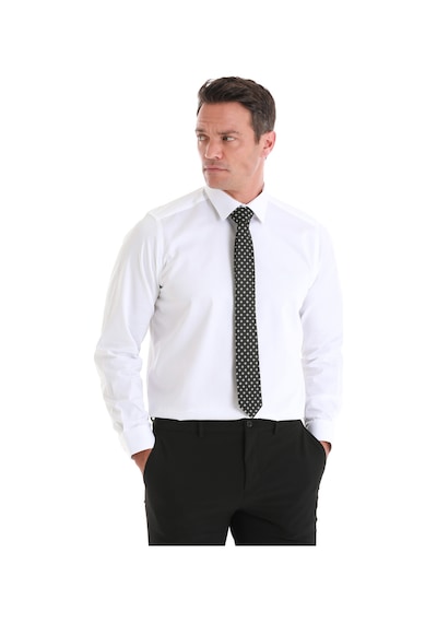 Hatemoğlu Beyaz Klasik Fit Düz 100% Pamuk Slim Yaka Uzun Kollu Saten Gömlek 24d190000036 001 Beyaz Hatemoğlu Beyaz Klasik Fit Düz 100% Pamuk Slim Yaka Uzun Kollu Saten Gömlek 24d190000036 001 Beyaz