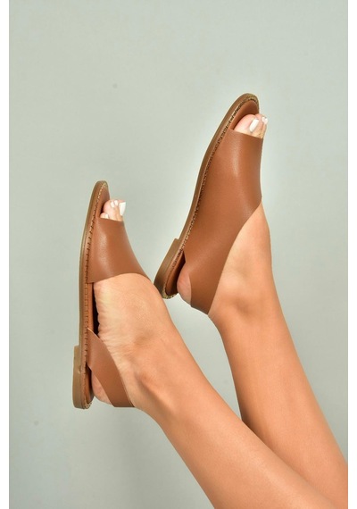 Fox Shoes U876860609 Taba Kadın Sandalet Taba