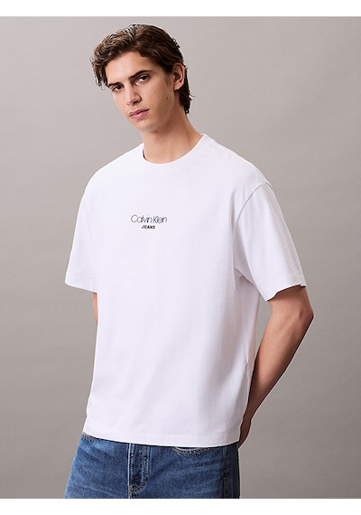 Calvin Klein T-shırt-8527 Beyaz