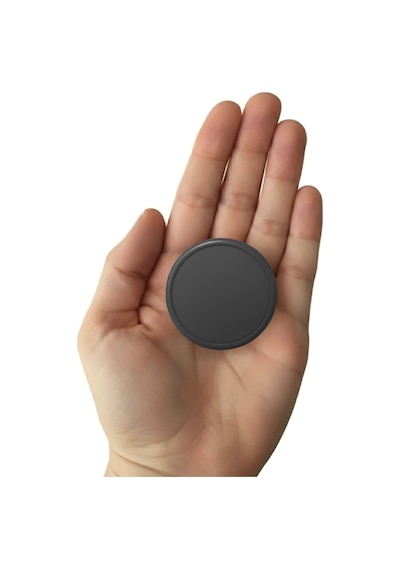 Siyah Çocuk Odası Mobilya Kulbu - 55 Mm - Abs Plastik Tekli Düğme Dolap Ve Çekmece Kulpu Siyah