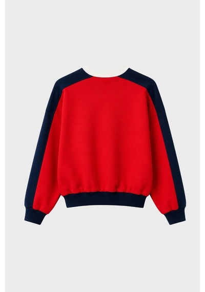 Tommy Jeans % 100 Pamuk Renk Bloklu Bisiklet Yaka Sweat Kadın Sweat Dw0dw22826 Xk9 Kırmızı Tommy Jeans % 100 Pamuk Renk Bloklu Bisiklet Yaka Sweat Kadın Sweat Dw0dw22826 Xk9 Kırmızı