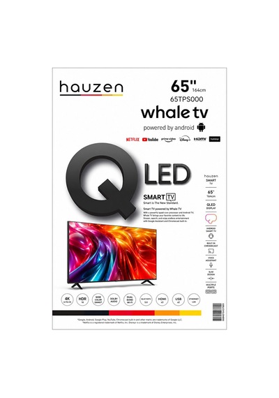 Hauzen 65TP5000 Whale 65" 165 Ekran 4K Ultra Smart QLED TV