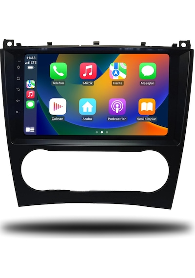 Navmina Mercedes C Class W203 W209 Android Carplay Multimedya 1999-2007 4gb Ram + 64gb Hafıza + 8 Çekirdek