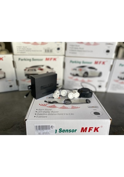 Mfk Universal Park Sensörü Sesli Beyaz 18 Mm