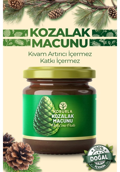 Doğal Kozalak Macunu Enerji Ve Direnç Desteği %100 Katkısız Bitkisel