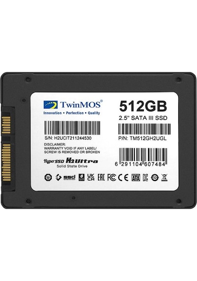 Twinmos Hyper 512gb 2.5'' Sata3 Ssd 580/550mb/s