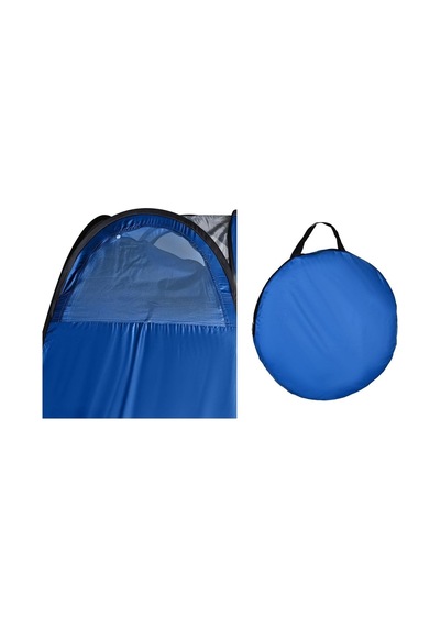 Bysay Pop-up Kamp Çadırı, Duş, Tuvalet Ve Giyinme Kabini, Mavi, Polyester, 125x125x210 Cm, 4 Mevsim, Taşıma Çanta Genel