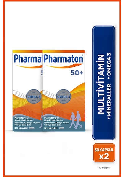 Pharmaton 50 Plus 2 x 30 Kapsül