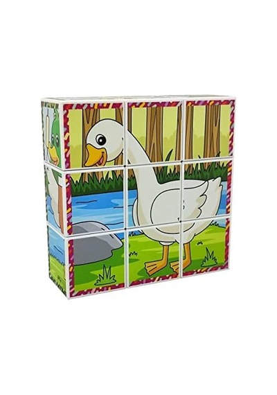 Uçan Hayvanlar 3d Manyetik Puzzle 9 Mıknatıslı Küp 6 Yapboz