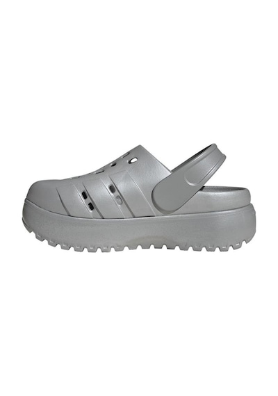 Adidas Kadın Gümüş Terlik Adılette Clog Platform Jq9879 Gümüş