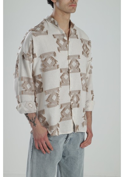 Cocopelli Kahve Desenli Vintage Pu Sku Llu Go Mlek Coc2159 Kahverengi