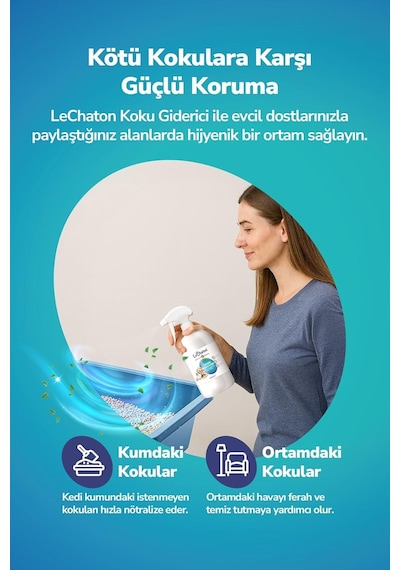 Kedi Kumu Ve Tuvaleti Koku Giderici Sprey, İdrar Ve Çiş Spreyi, Kokusuz Tuvalet İçin, 250 Ml