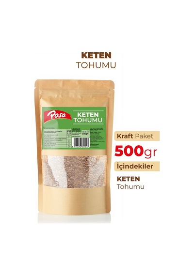 Keten Tohumu 500 Gr Yüksek Lifli Ve Omega-3 Kaynağı