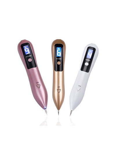 Profesyonel 9 Kademe Dijital Laser Plazma Plasma Pen Kalem Beyaz