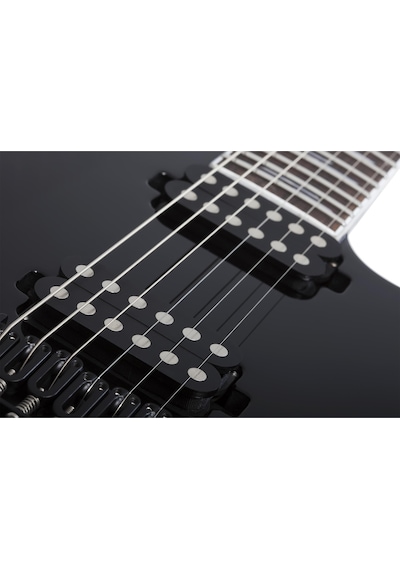 Schecter Reaper-6 Custom Elektro Gitar (Parlak Siyah)