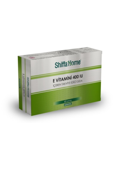 Shiffa Home E Vitamini 400 Iu 60 Softjel Takviye Edici Gıda