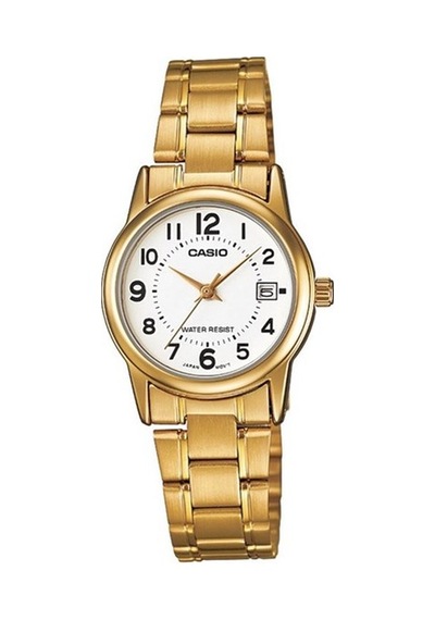 Casio Ltp-v002g-7budf Quartz Çelik Altın Rengi 25 Mm Kadın Kol Saati