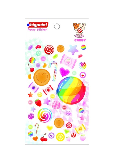 Bigpoint Sticker Şekerler X 15 Adet