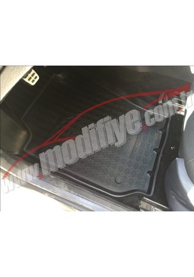 Vw Polo 2010-17 Kaucuk Havuzlu Paspas Kokusuz Kaymayan
