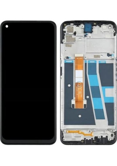 Oppo A72 Çıtalı Lcd Ekran Dokunmatik Siyah