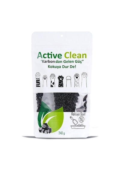 Active Clean Hindistan Cevizli Organik Kedi Kumu Koku Giderici 240 G