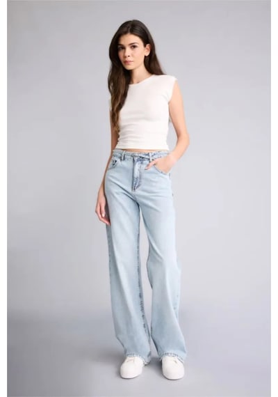 Defacto Straıght Wıde Yüksek Bel Düz Paça Jean Pantolon F9582ax26spnm39 Mavi-nm39 Defacto Straıght Wıde Yüksek Bel Düz Paça Jean Pantolon F9582ax26spnm39 Mavi-nm39