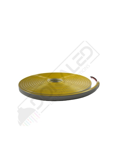 12 Volt 6x12mm Amber (Sarı) Esnek Neon Led 5 M