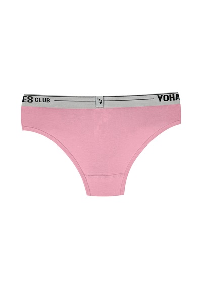 Yohannes Club, Kız Çocuk, Pamuklu Slip Külot, 3'lü Paket, Karışık Renkli Karışık