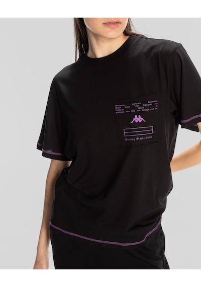 Kappa Authentic Kage Kadın T-Shirt-Siyah