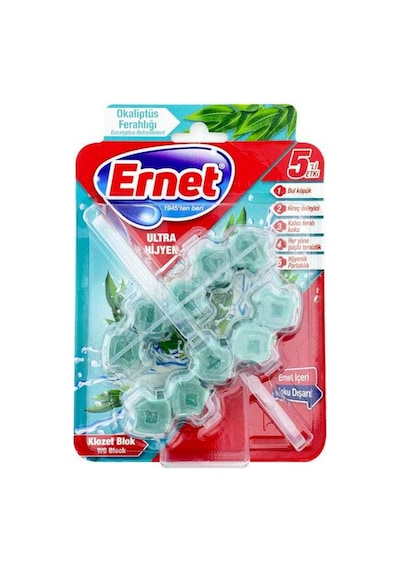 2 Adet Ernet Wc Blok Ultra Okaliptus Ferahlığı 2x50 Gr