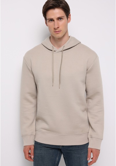 Colin's Colins Comfort Fit Erkek Bej Sweatshirt Cl1076487 Q1.v2 Lbg Light Beige