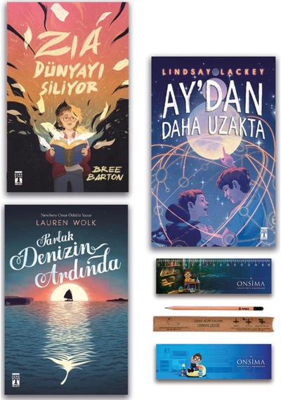 Genç Timaş Ay Dan Daha Uzakta - Zia Dünyayı Siliyor - Parlak Denizin Ardında Set 3 Kitap