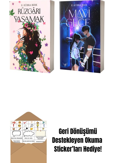Rüzgârı Yaşamak + Mavi Gece + Okuma Sticker'ları